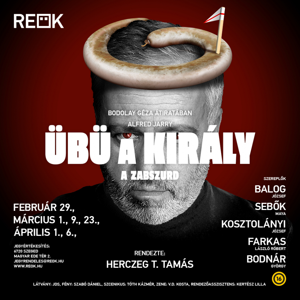 Übü, a király a REÖK Stúdiószínpadán